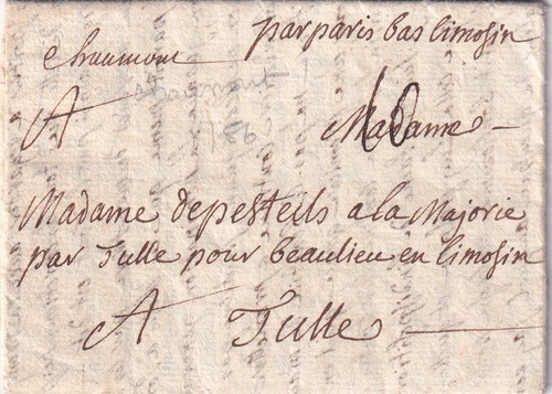Marque postale 1756 de - postale,