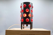 Rare brutalist copper and glass table lamp by Nanny Still for Raak,  60s