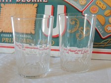 2 glasses glass glass cups glass glass from BACCARAT honeycomb Richelieu Champigny 