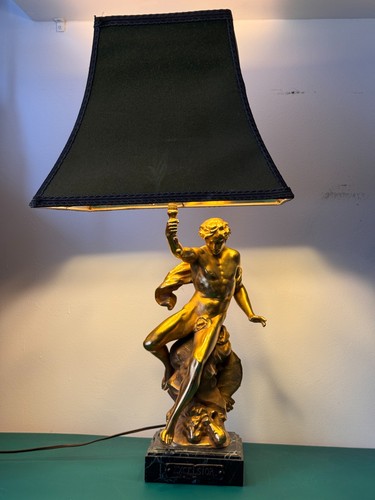 Lampe régule doré avec - rÉgule,
