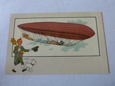 CHROMOS TINTIN L'  AEROSTATION