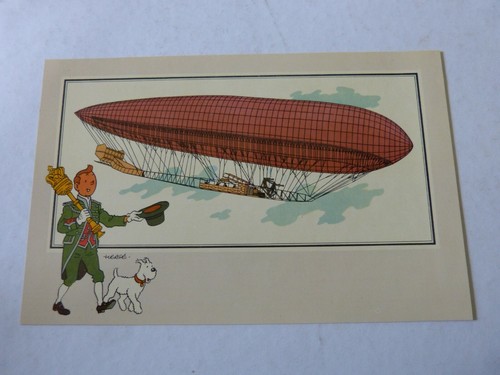 Chromos tintin aerostation - l',