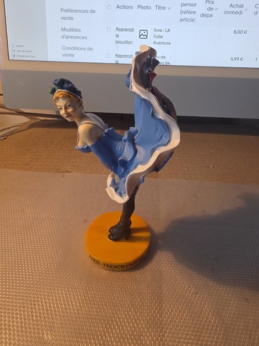 Résine figurine danseuse - résine,