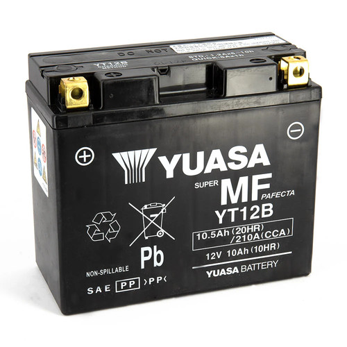 Batterie yuasa yt12b - batterie, agm