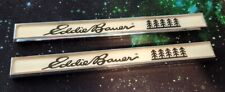 NEW 87-91 Bronco Fender Badge Emblems (Eddie Bauer, Silver Anniversary)PAIR
