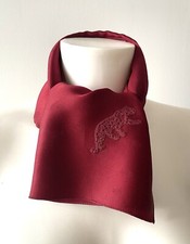 Cartier Foulard Carré Soie Panthère Brode vintage silk scarf sciarpa Men Homme