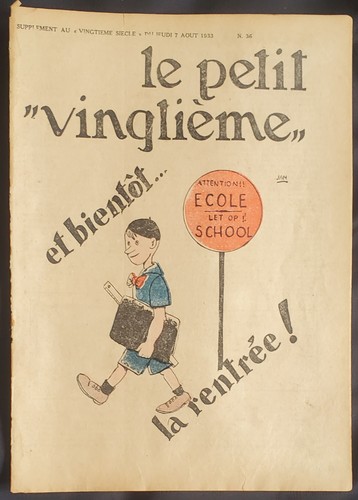 Tintin petit vingtième 1933 - tintin,
