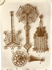 France, Paris, 16th and 17th Century Wrought Iron Grids Vintage Albumen Prin