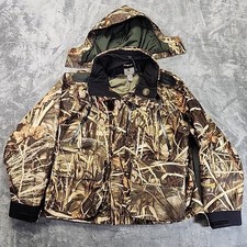 Beretta Men's Xtrema Waterfowl Hunting Waterproof Jacket Size XL Coat Max4 Camo
