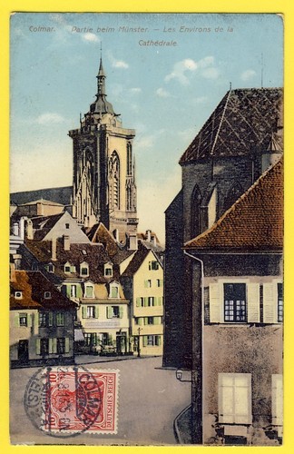 Cpa alsace colmar - 68,