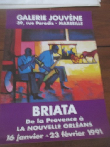 Affiche exposition briata - d'exposition,