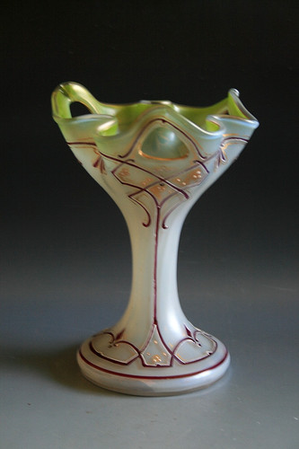 Ancien vase art nouveau - vase, en