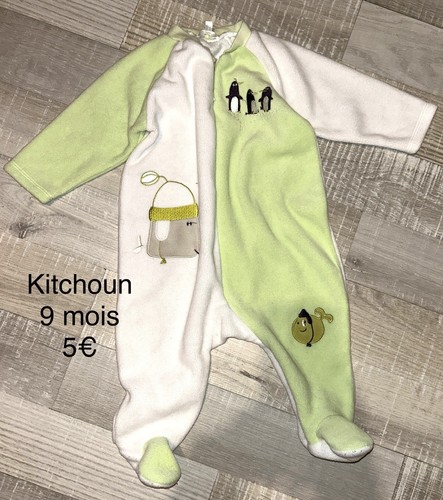 Kitchoun pyjama polaire mois - pyjama,