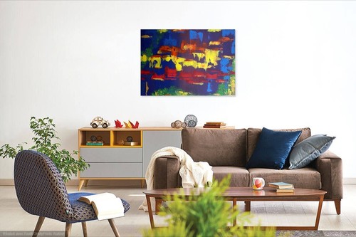 Tableau abstrait moderne