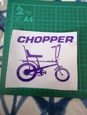 Raleigh Chopper Decal