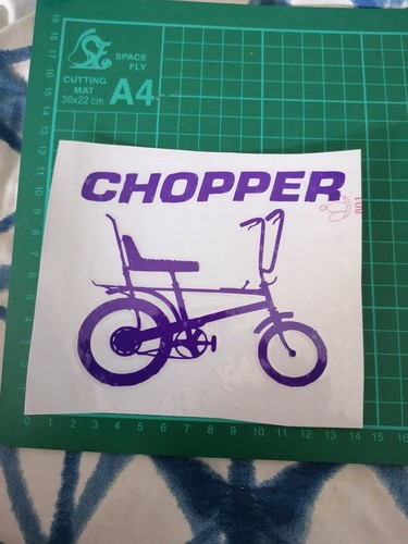 Raleigh chopper decal - raleigh,