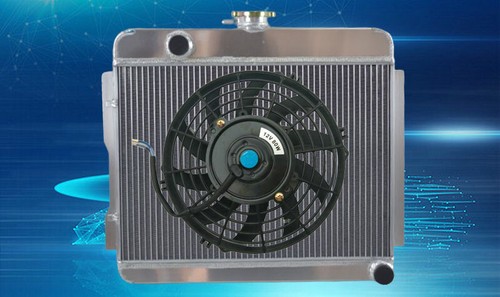 Aluminum radiator fan - radiator+fan, for