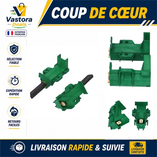 Balais charbon vert pour - balais,