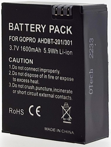 Batterie pour gopro hero - hero, 3