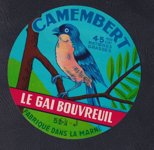 Ancienne étiquette fromage - étiquette,