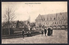 CPA Maredsous, Ecole Abbatiale 1913 