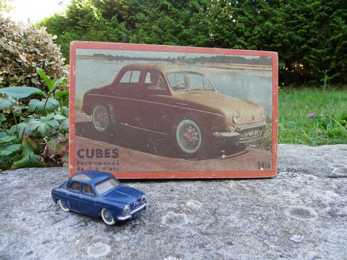 Rare boîte cubes - boÎte, bois