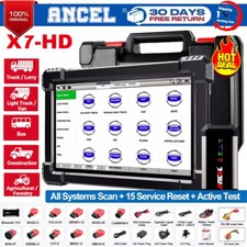 ANCEL X7HD 10'' Heavy Duty Truck Scanner Semi Trucks Full System Diagnostic Tool