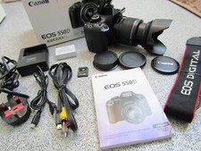 Boxed Canon EOS 550D 18.0MP Digital Camera + EF-S 18-55mm MACRO Zoom Lens