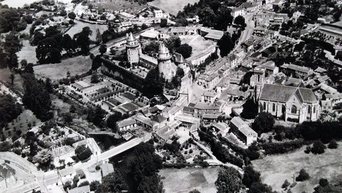 Ancienne photo aérienne - photo, de