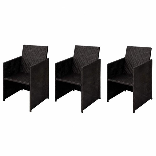 Chaises jardin pc marron - jardin, 3