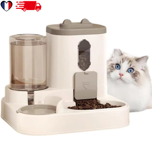 Distributeur eau croquettes - distributeur,