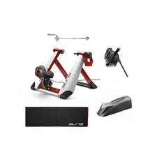 Rouleaux Vélo ELITE Novo Force PACK Avec Bloc De Voyage Et Tapis