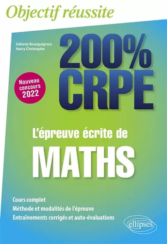 épreuve écrite maths - écrite,