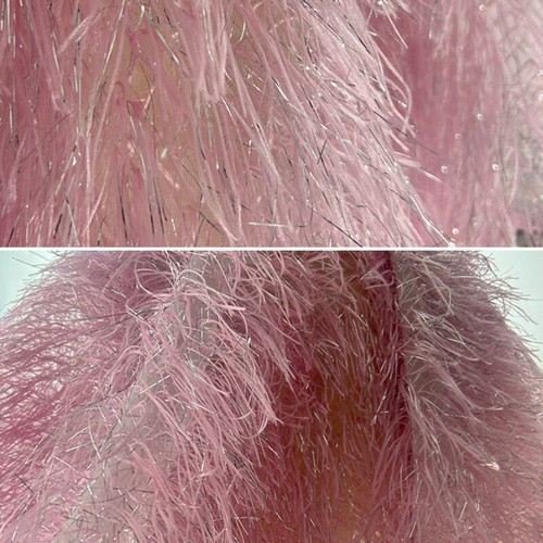 Faux plume gland - plume, tissu
