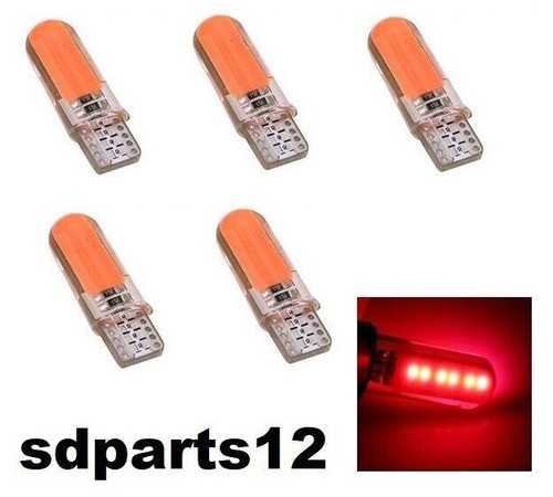 Ampoules 12v rouge - 5, t10