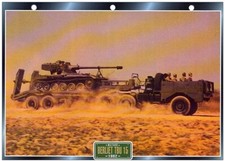 C2/ FICHE CARTONNE CAMION MILITAIRE FRANCE 1982 BERLIET TBU 15