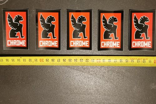 5 stickers chrome - 5,