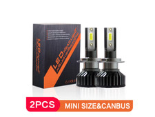 KIT AMPOULE LED H7 VENTILE 160W 26000LM 6000K CANBUS
