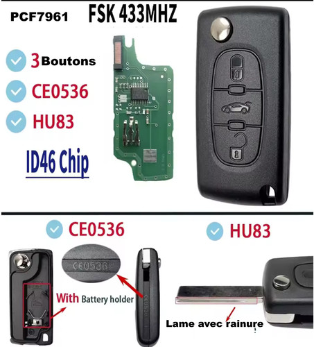 Cle vierge ce0536 circuit id46 - cle,