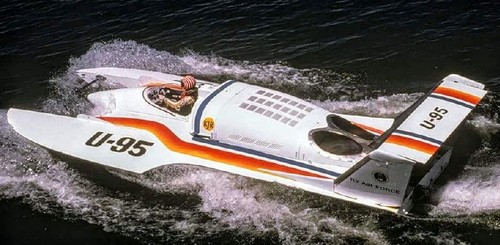 Maquette hydroplane 1 - hydroplane, 1/8