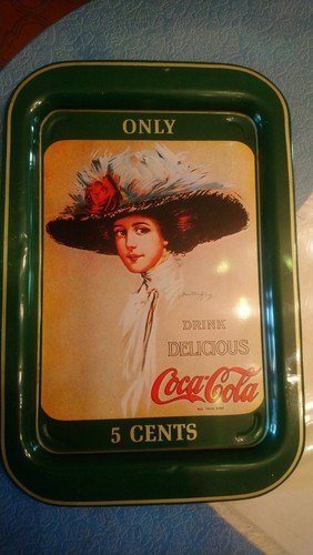 Rare publicite plateau coca - rare,