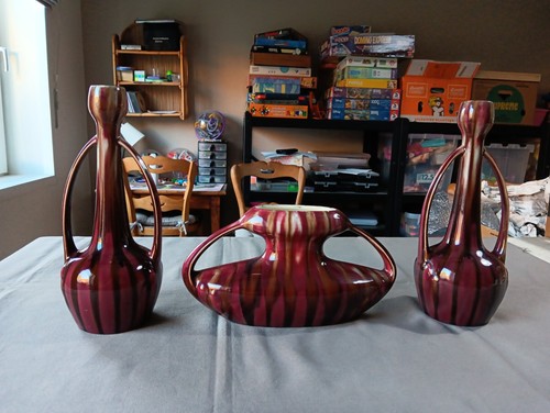 Garniture cheminée art - garniture,