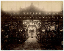 Portico du Pavillon de la metallurgy l&#039; Universal Exhibition, Paris, 18
