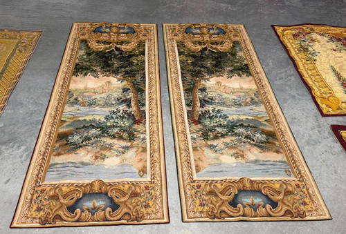 Paire tapisserie ancienne - paire, de
