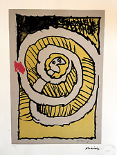 Pierre Alechinsky Lithograph With Certificate.  28x38cm. Edition of 150