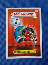 Les Crados / Carte numéro 20 en très bon état /French Garbage Pail Kids.