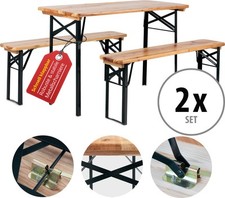 2x Ensemble Salon de Jardin