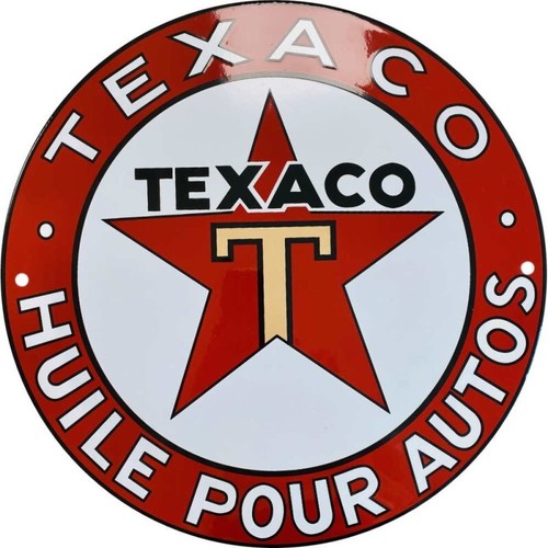 Plaque émaillée diamètre - ,
