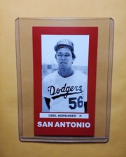 1980 San Antonio Dodgers rookie OREL HERSHISER Los Angeles 