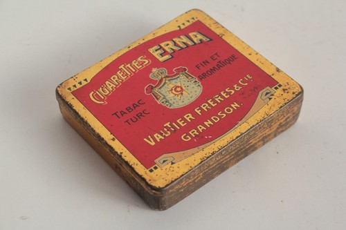 Boîte cigarettes tôle - boîte, à